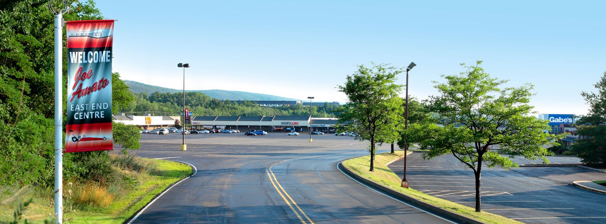 East End Centre entrance and shopping center in Wilkes-Barre Township